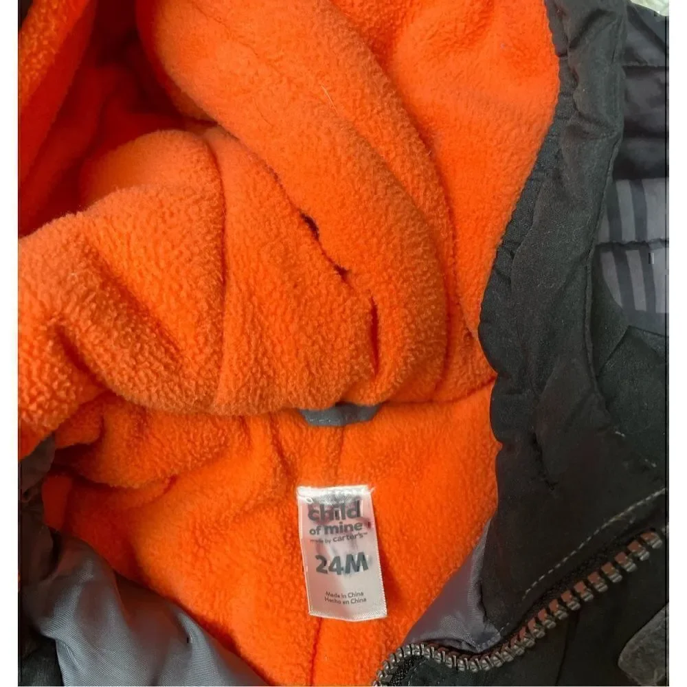Boys Toddler 2 piece size 2T/24 Months Winter Jacket lot by Osh Kosh Bgosh & Chi